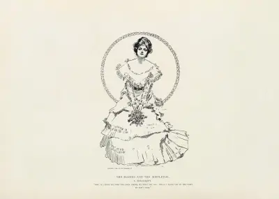 Jungfrun och misteln av Charles Dana Gibson