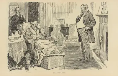 Morgonen efter av Charles Dana Gibson