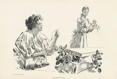 Morgonanteckningen av Charles Dana Gibson