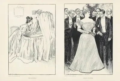 Modern ; Indian Summer av Charles Dana Gibson