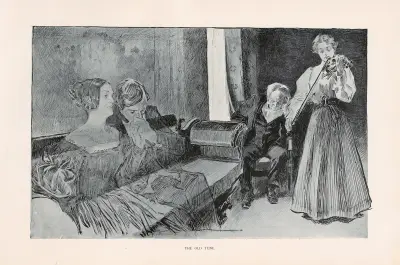 Die alte Melodie, 1896 von Charles Dana Gibson