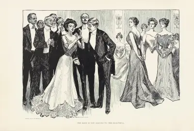 The race is not always to the beautiful av Charles Dana Gibson