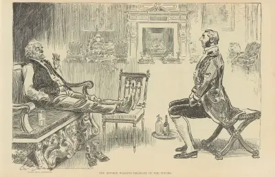 Der pensionierte Wandergesandte der Zukunft von Charles Dana Gibson