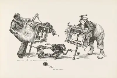 De rivaliserande operorna av Charles Dana Gibson