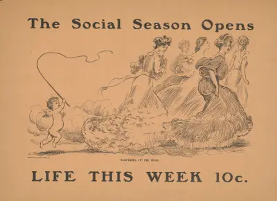 The social season opens -Life this week 10 cents. av Charles Dana Gibson