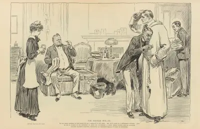 Det svagare könet.—III av Charles Dana Gibson