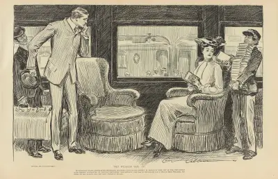 The weaker sex.—IV av Charles Dana Gibson