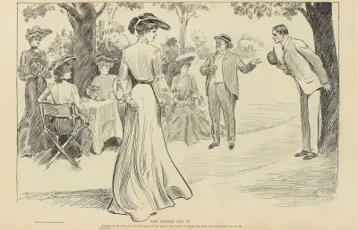 The weaker sex.—V av Charles Dana Gibson