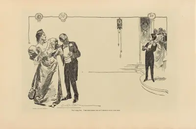 The young one; I beg your pardon, sir, but I believe it is my turn next av Charles Dana Gibson