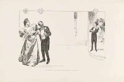The young one; I beg your pardon, Sir, but i believe it is my turn yet av Charles Dana Gibson