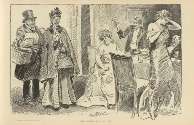 Deras dotter i staden av Charles Dana Gibson