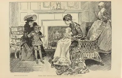 Deras första möte – för några år sedan – nu är de gifta av Charles Dana Gibson