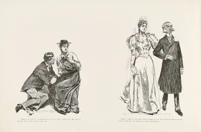 Det är ingen skada i en sommarflört… av Charles Dana Gibson