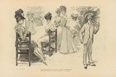 Två ungkarlar som vill undvika konkurrens av Charles Dana Gibson