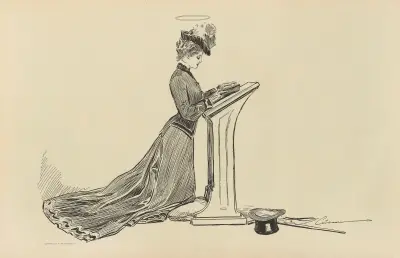 Ohne Titel, 1900 – Nr. 1 von Charles Dana Gibson
