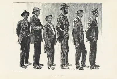 I väntan på bröd av Charles Dana Gibson