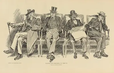 Att vänta på att något ska dyka upp av Charles Dana Gibson