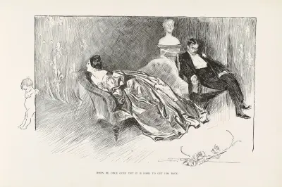 When he once goes out it is hard to get him back, Charles Dana Gibson