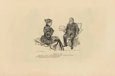 Womanly grief, Charles Dana Gibson