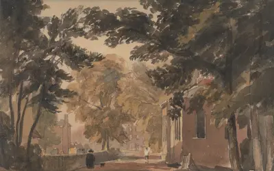 En gata i Harborne av David Cox