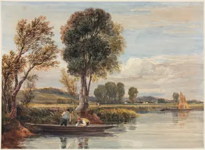 On the Thames av David Cox