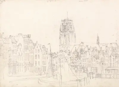 Rotterdam; die Laurentiuskirche von David Cox