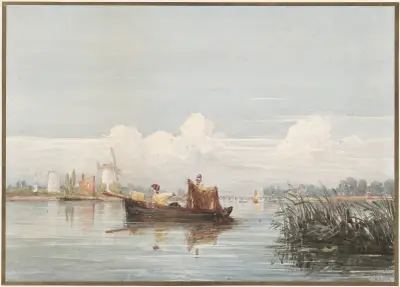 Themsen vid Battersea av David Cox