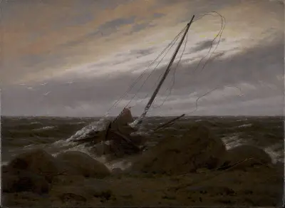 Nach dem Sturm von Caspar David Friedrich