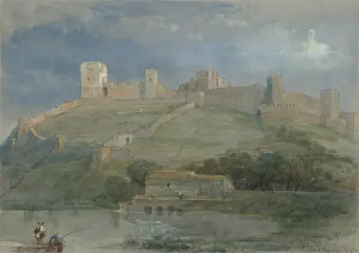 Utsikt över Alcalá de Guadaíra, Spanien av David Roberts