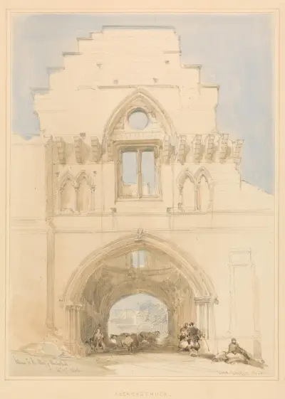 Aberothock Abbey av David Roberts