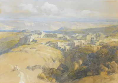 Bethlehem, Looking Towards The Dead Sea av David Roberts