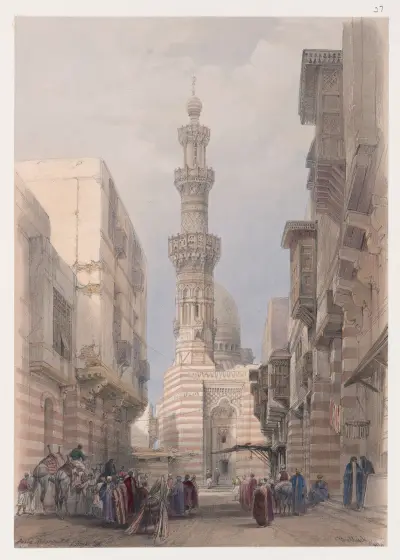 Bullack, Kairo. av David Roberts