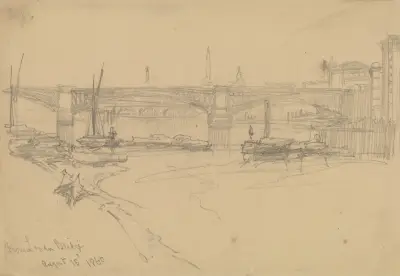 Från London Bridge av David Roberts