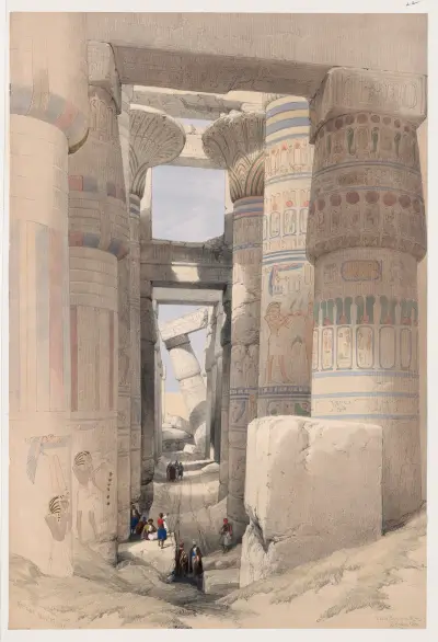 Karnak. 27. listopadu 1838, David Roberts