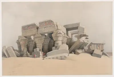 Kom Ombo. Nov. 21st, 1838. av David Roberts