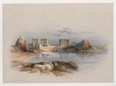 Philæ. Nov. 18, 1838 av David Roberts