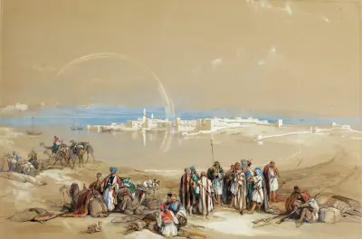 Suez av David Roberts
