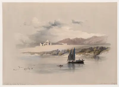 Amadatemplet i Nubien av David Roberts