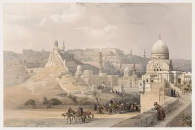 The Citadel of Cairo, residence of Mehemet Ali. av David Roberts