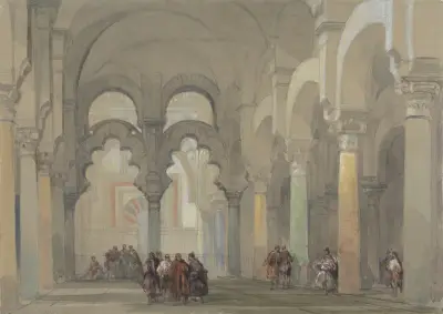 Moskéen i Córdoba av David Roberts