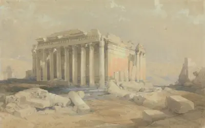 Baalbektempel av David Roberts