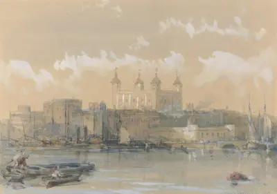 The Tower of London av David Roberts