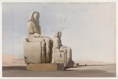 Thebes. Dec. 4th, 1838. av David Roberts