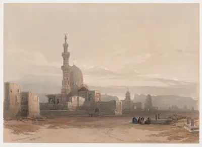 Gräber der Kalifen, Kairo, 1846 – Nr. 1 von David Roberts