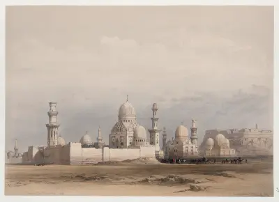 Gräber der Mamelucken, Kairo von David Roberts