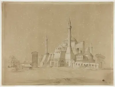 Blick auf Konstantinopel von David Roberts