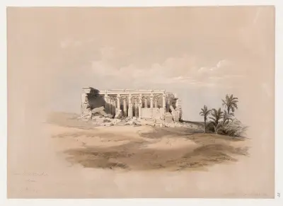 Wady Maharraka, Nubia. Nov. 14th, 1838. av David Roberts