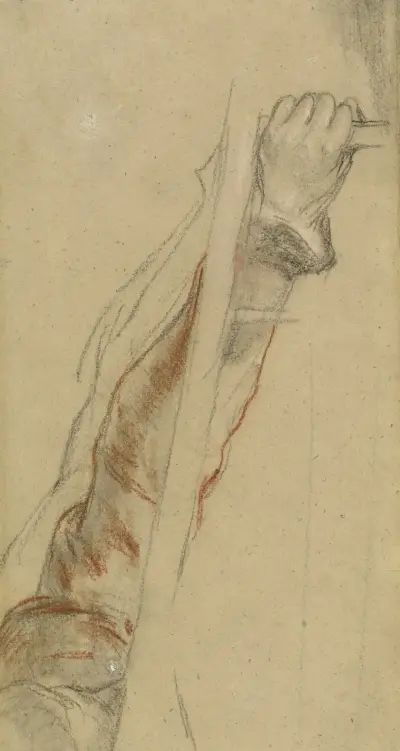 En upplyft arm av Sir David Wilkie