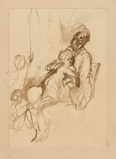 As you like it, infancy studies for the seven ages av Sir David Wilkie