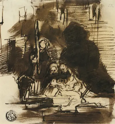 Att finna Skottlands regalier av Sir David Wilkie